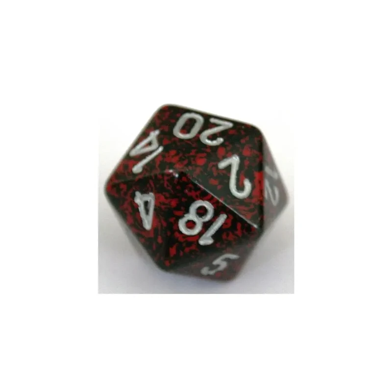 Chessex Speckled Silver Volcano W20
