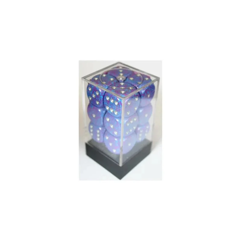 Chessex Speckled Silver Tetra W6 16mm Set