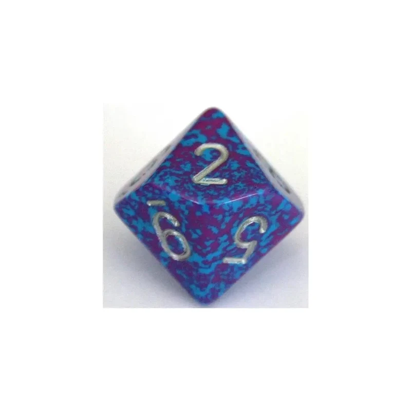 Chessex Speckled Silver Tetra W10