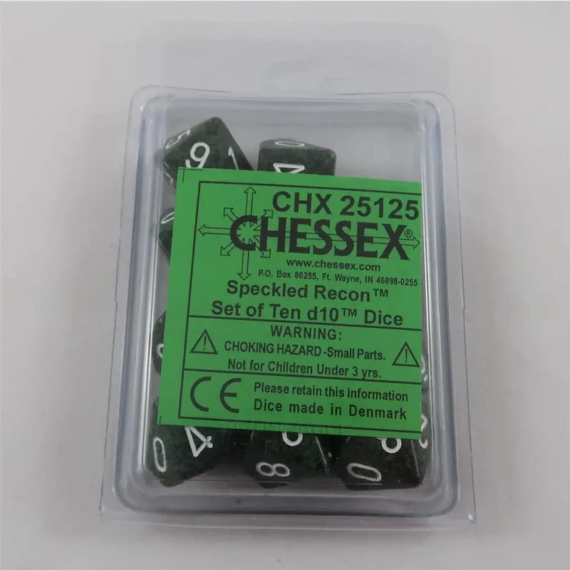 Chessex Speckled Recon 10 x W10 Set