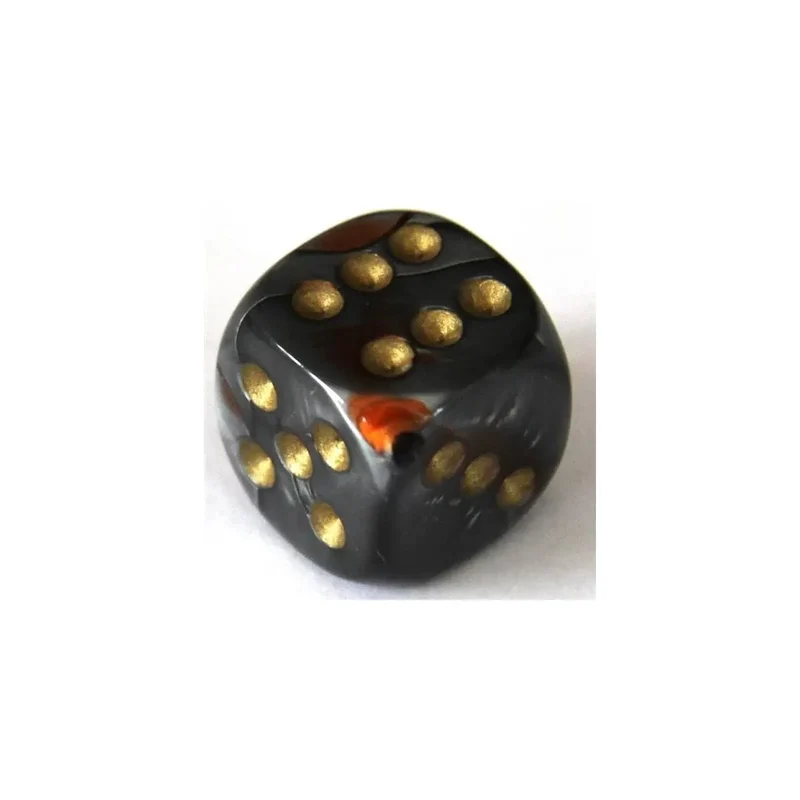 Chessex Gemini Orange-Steel W6 12mm