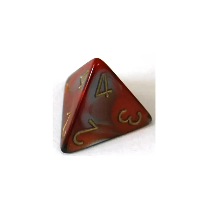 Chessex Gemini Orange-Steel W4