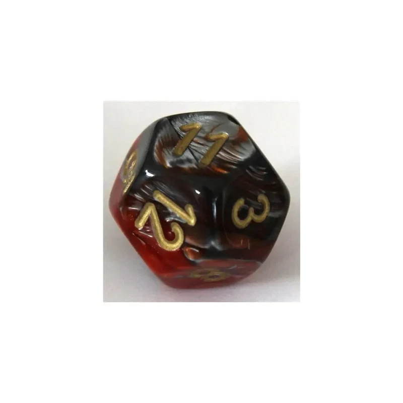 Chessex Gemini Orange-Steel W12