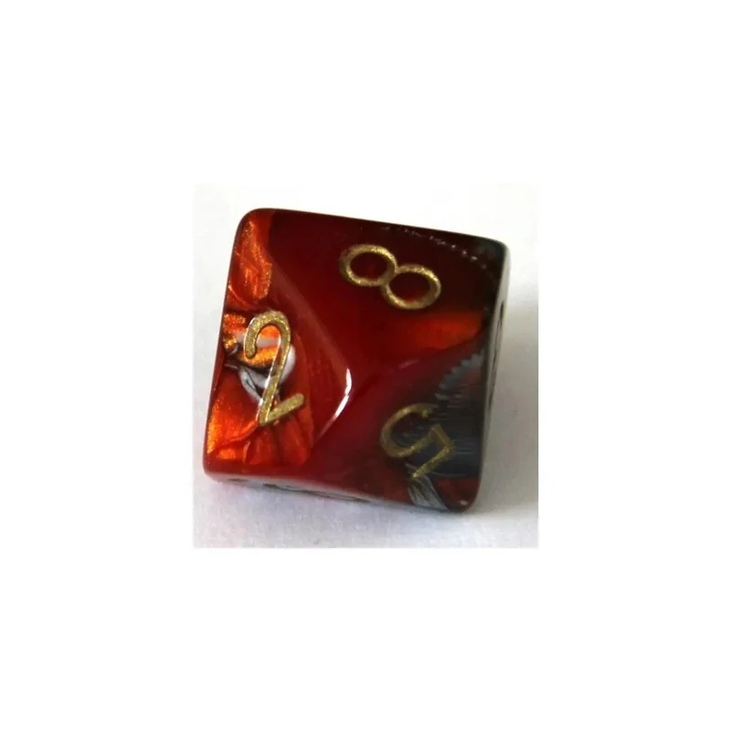 Chessex Gemini Orange-Steel W10