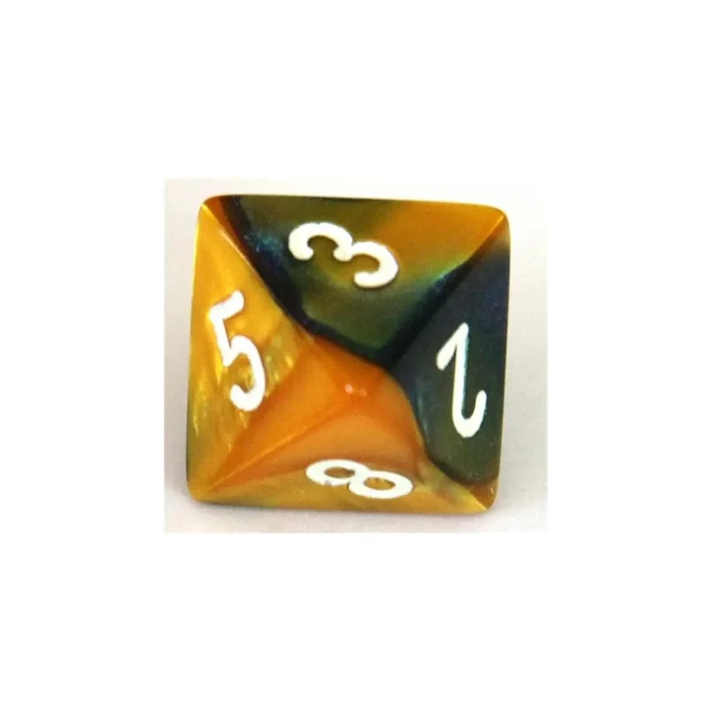 Chessex Gemini Masquerade-Yellow W8
