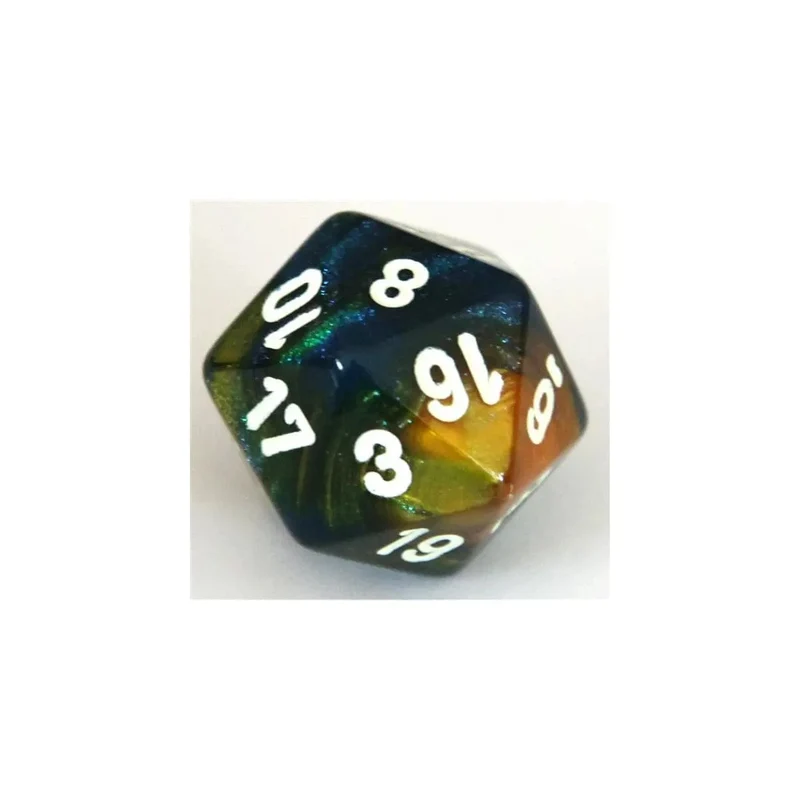 Chessex Gemini Masquerade-Yellow W20