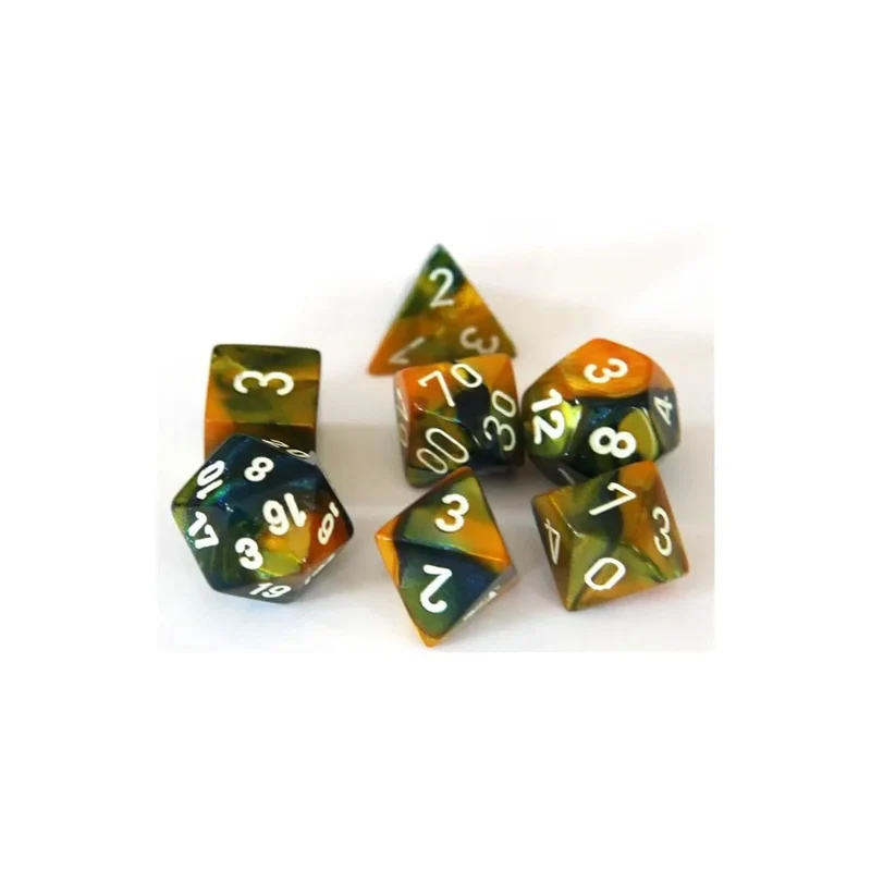 Chessex Gemini Masquerade-Yellow Set