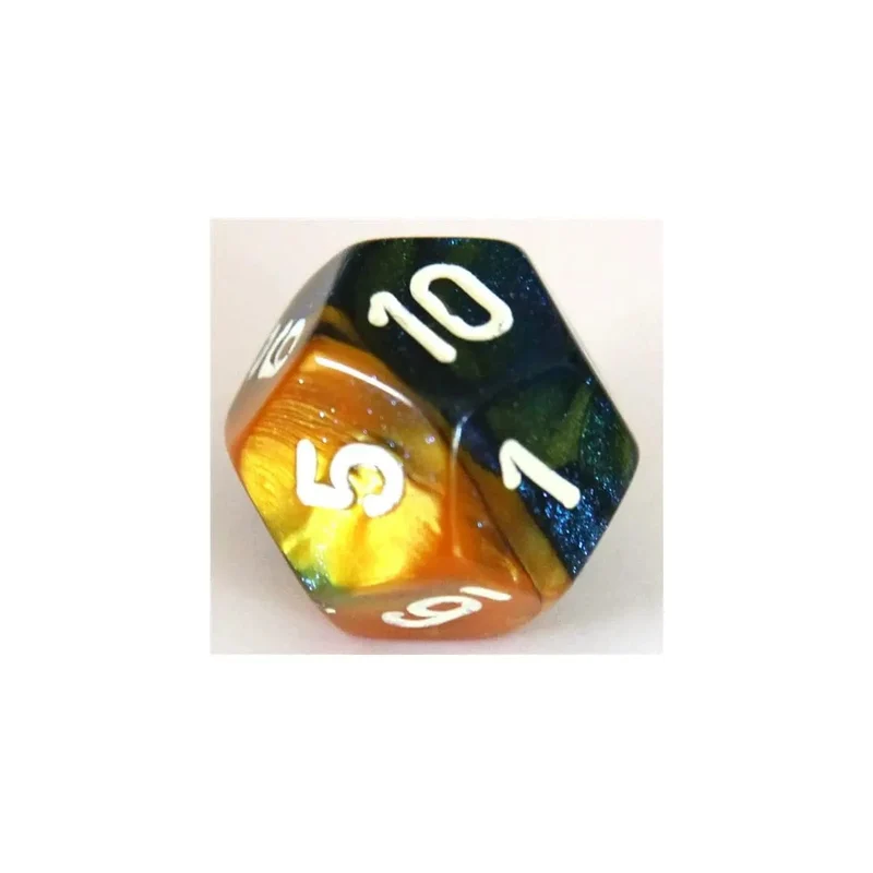 Chessex Gemini Masquerade-Yellow W12