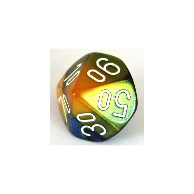 Chessex Gemini Masquerade-Yellow W10-0
