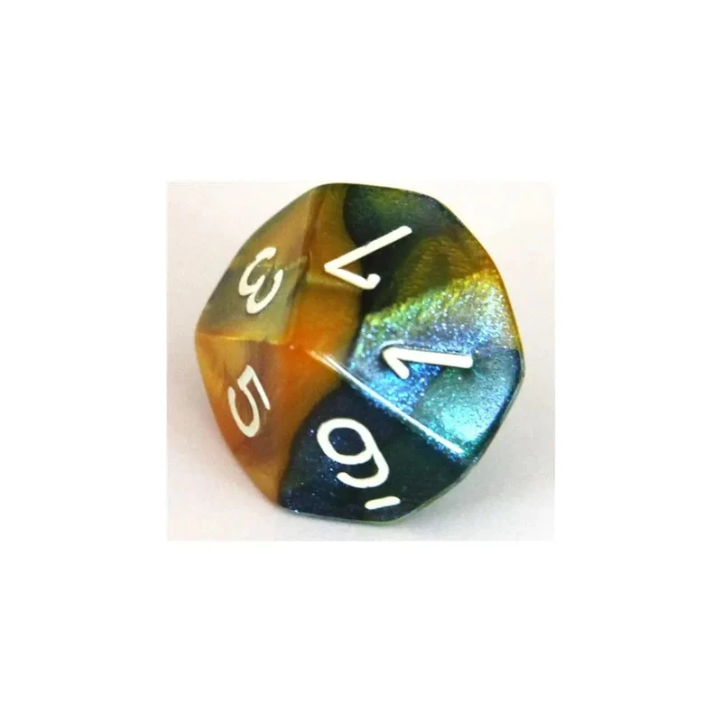 Chessex Gemini Masquerade-Yellow W10