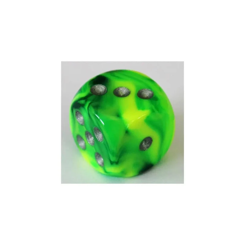 Chessex Gemini Green-Yellow W6 20mm