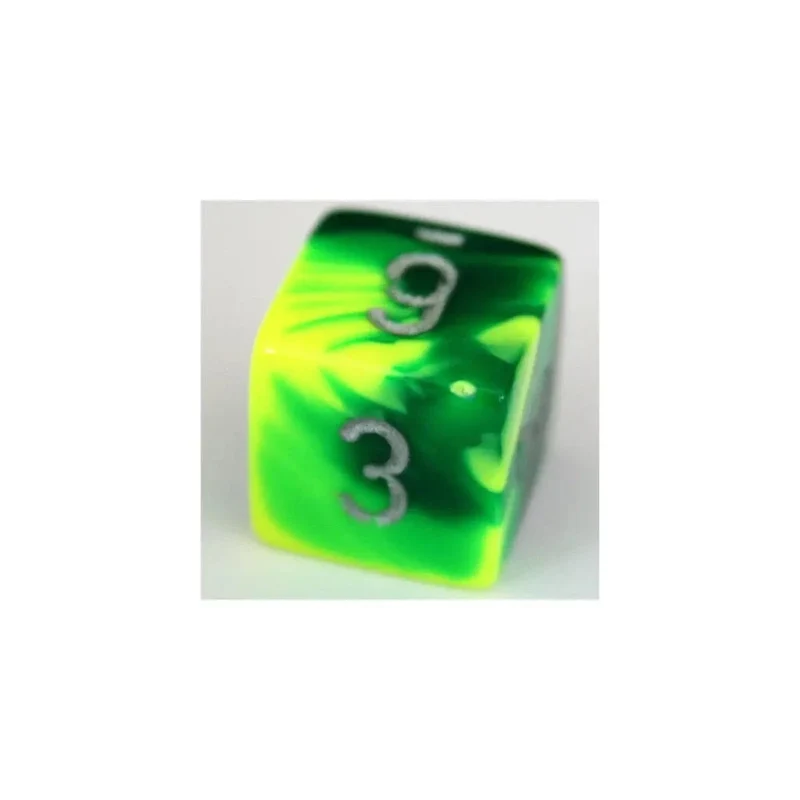 Chessex Gemini Green-Yellow W6