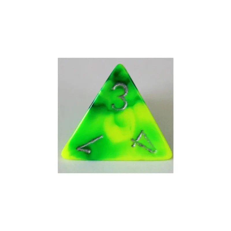 Chessex Gemini Green-Yellow W4
