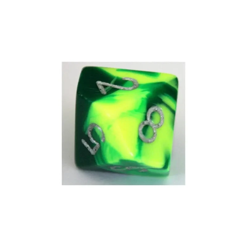 Chessex Gemini Green-Yellow W10