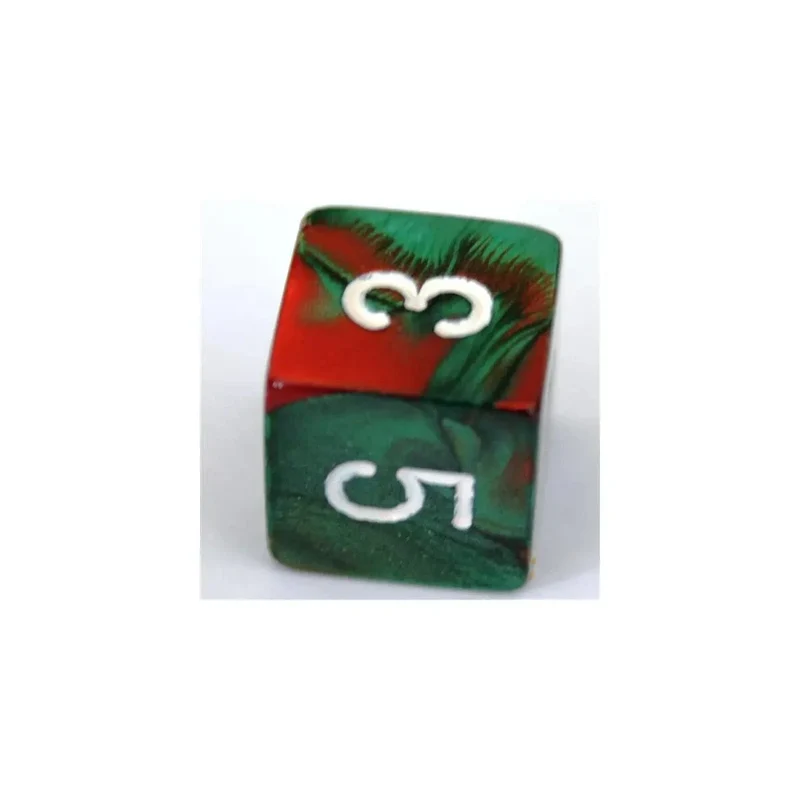 Chessex Gemini Green-Red W6
