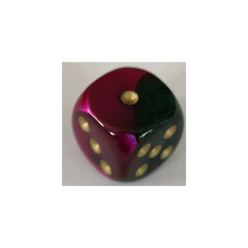 Chessex Gemini Green-Purple W6 16mm