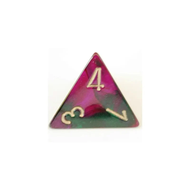 Chessex Gemini Green-Purple W4