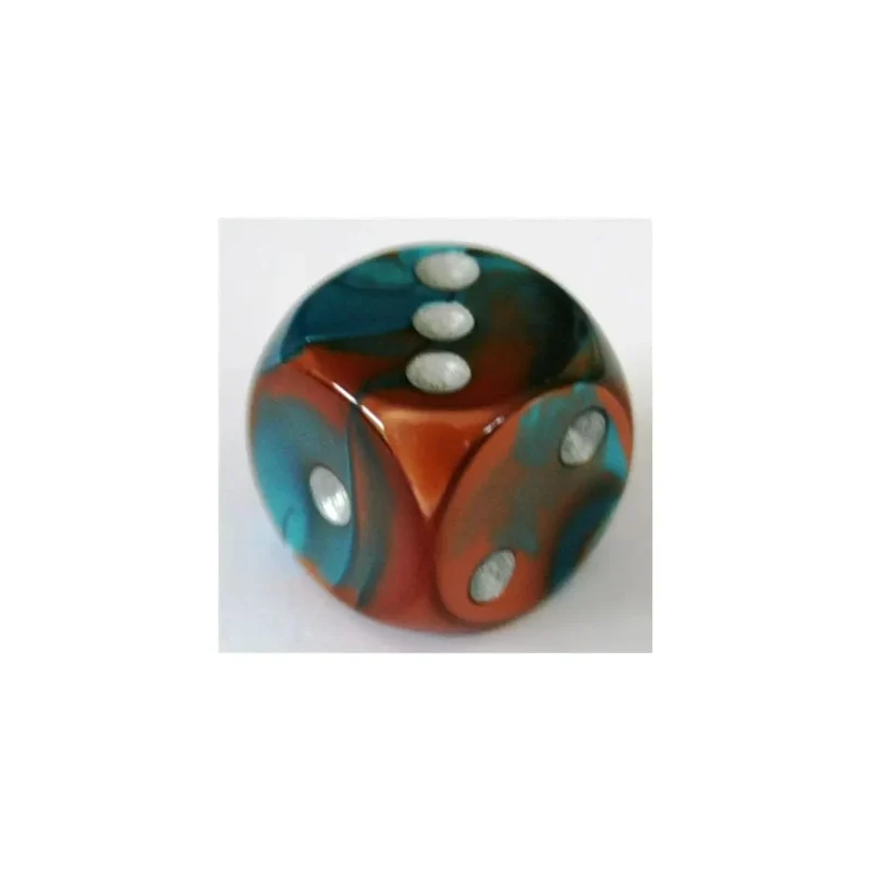 Chessex Gemini Copper-Teal W6 16mm
