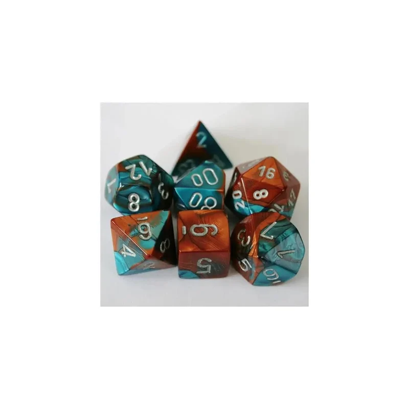 Chessex Gemini Copper-Teal Set