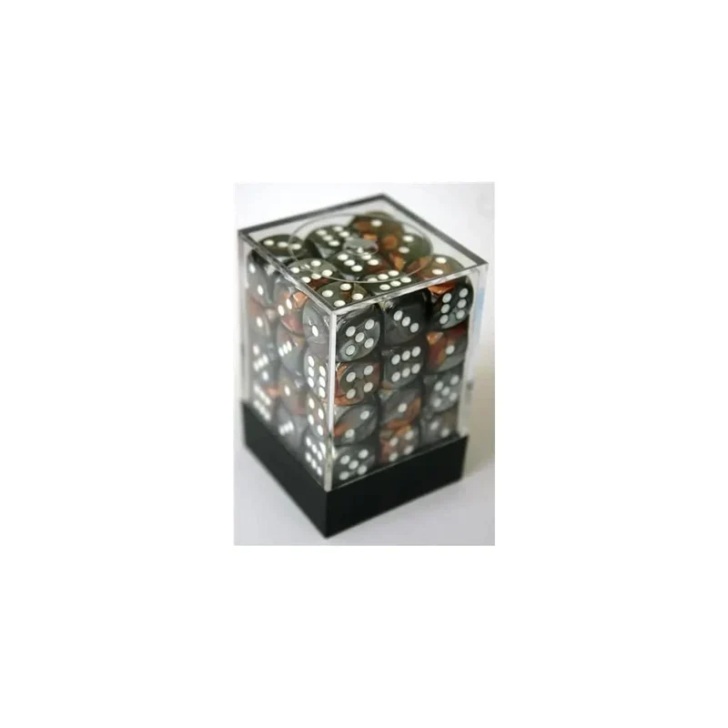 Chessex Gemini Copper-Steel W6 12mm Set