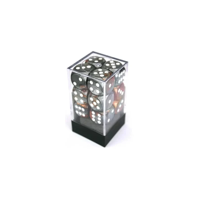 Chessex Gemini Copper-Steel W6 16mm Set