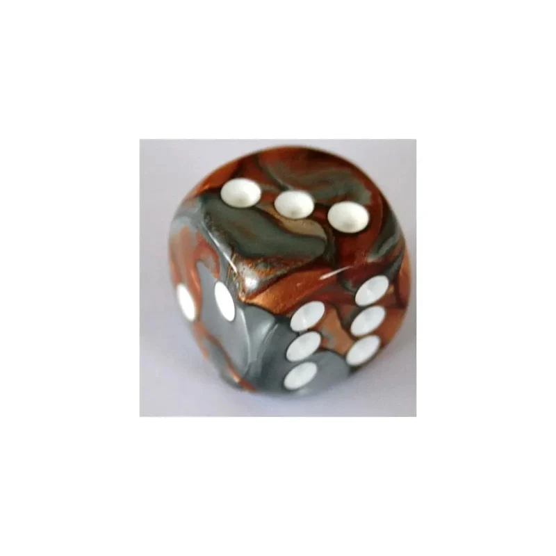 Chessex Gemini Copper-Steel W6 12mm
