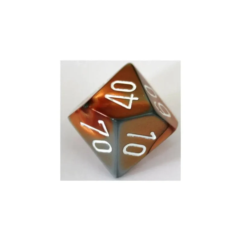 Chessex Gemini Copper-Steel W10-0