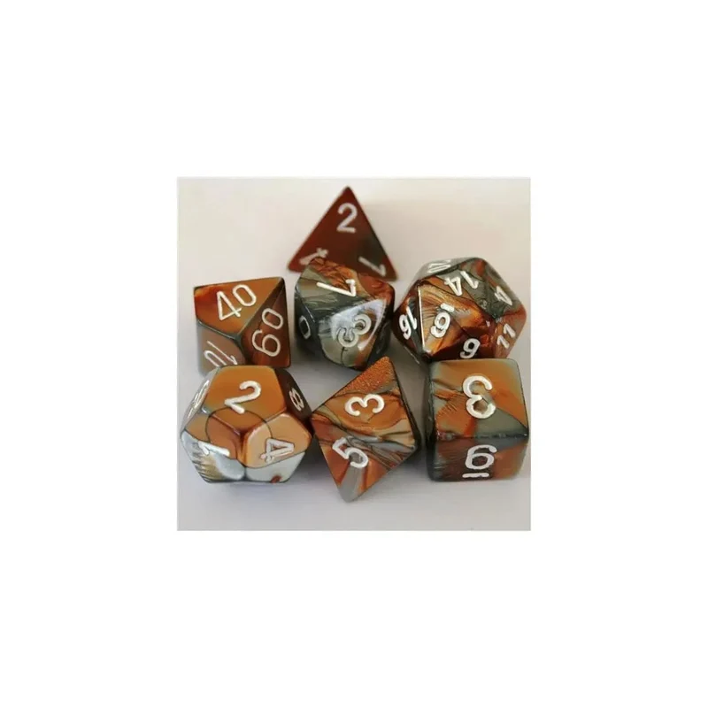 Chessex Gemini Copper-Steel Set