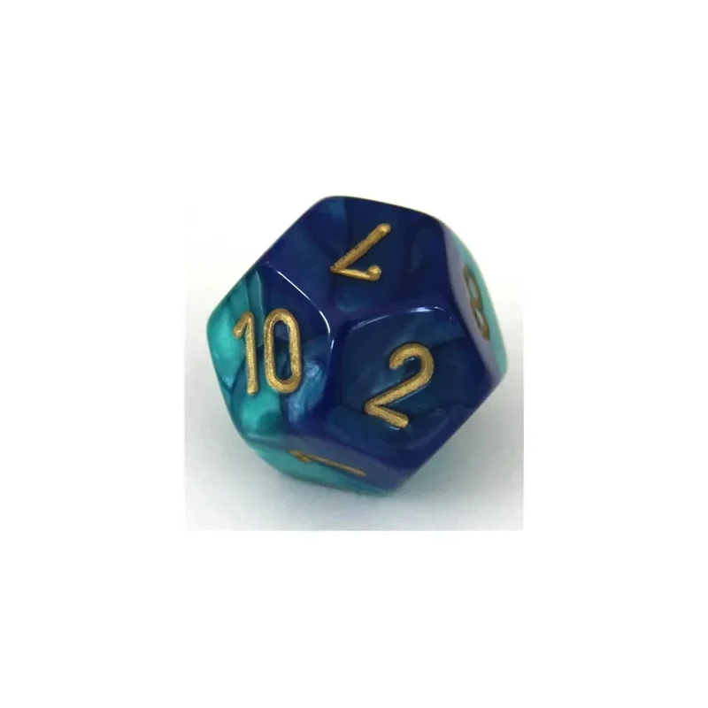 Chessex Gemini Blue-Teal W12