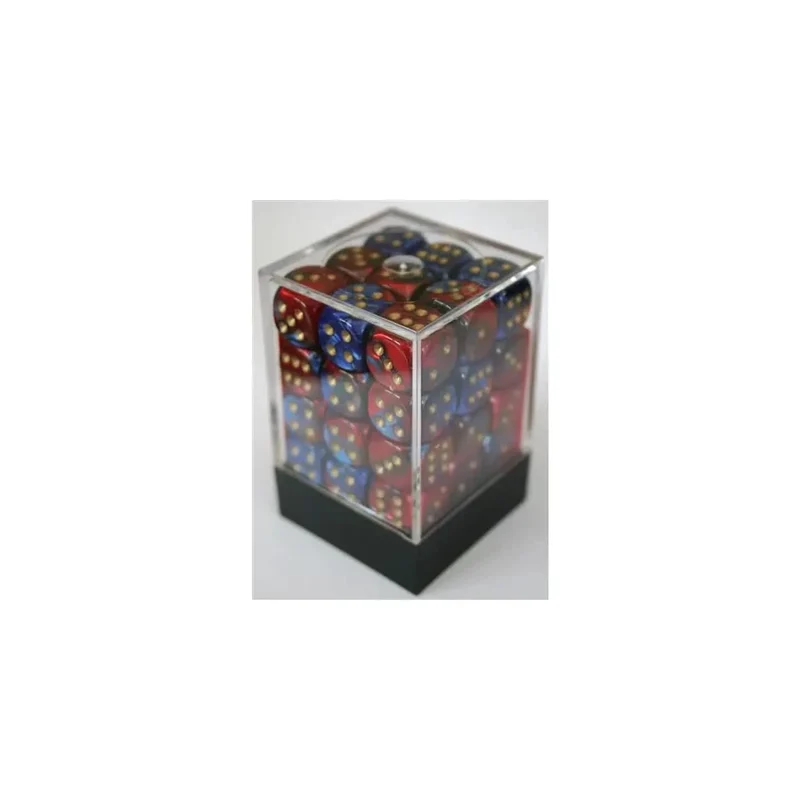Chessex Gemini Blue-Red W6 12mm Set