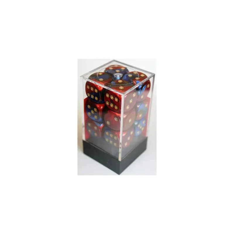 Chessex Gemini Blue-Red W6 16mm Set