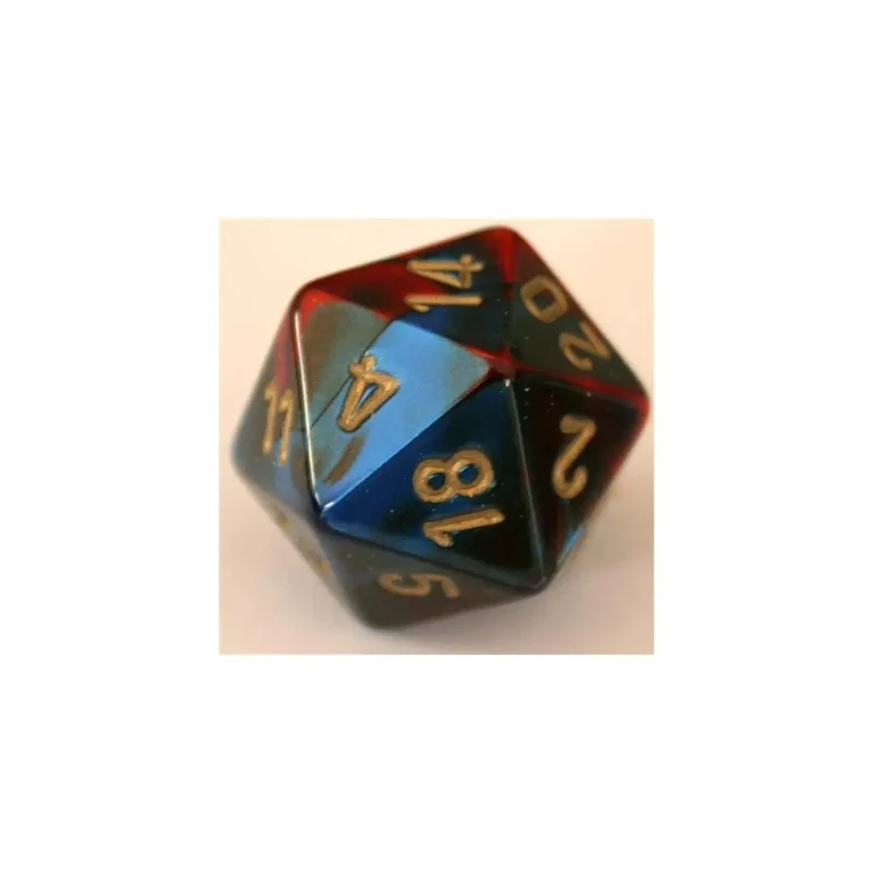 Chessex Gemini Blue-Red W20