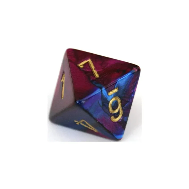 Chessex Gemini Blue-Purple W8