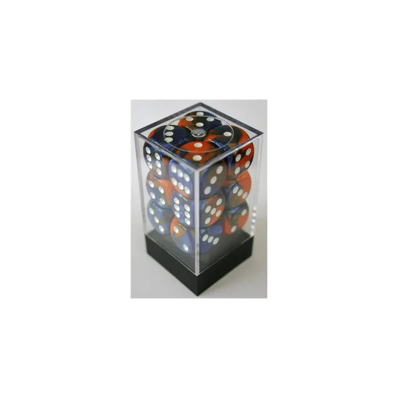 Chessex Gemini Blue-Orange W6 16mm Set
