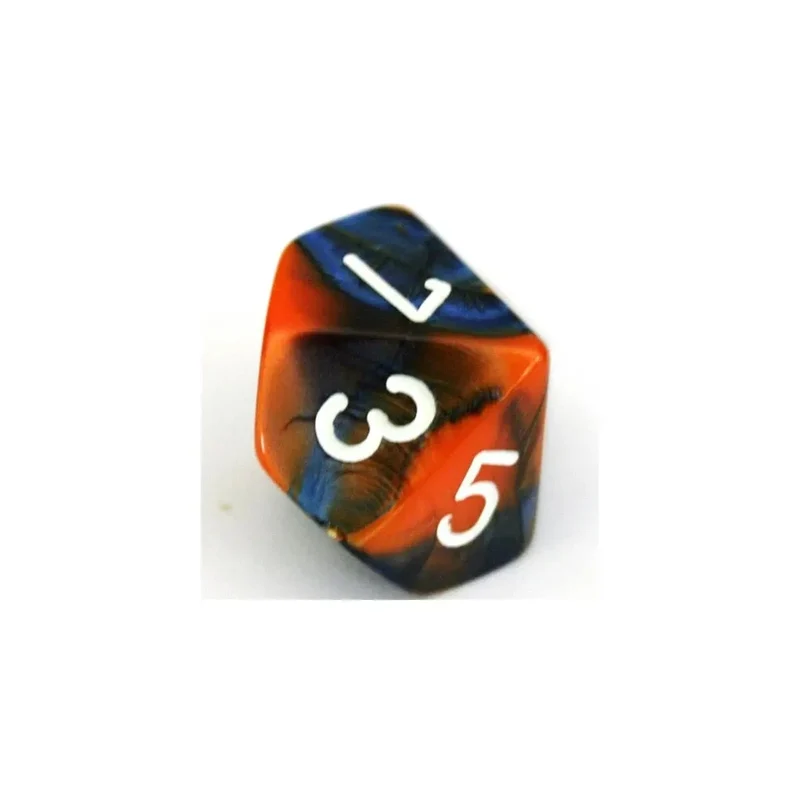Chessex Gemini Blue-Orange W10
