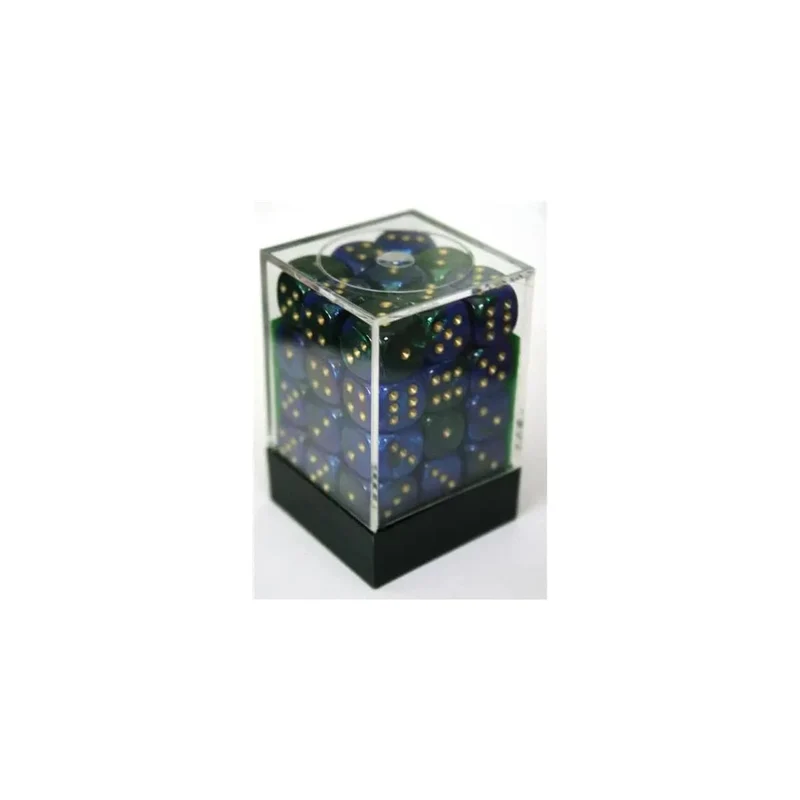 Chessex Gemini Blue-Green W6 12mm Set