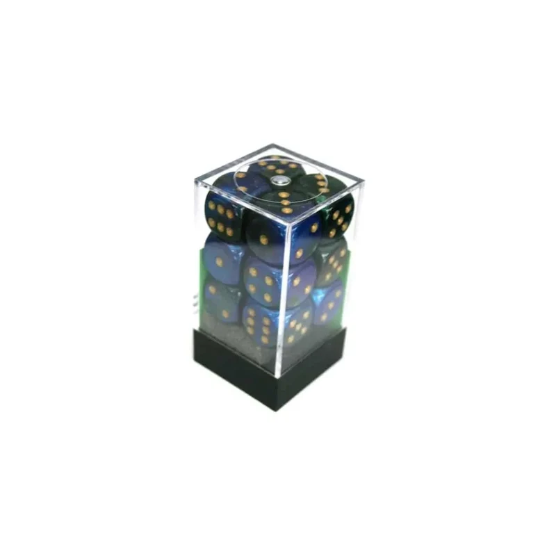 Chessex Gemini Blue-Green W6 16mm Set