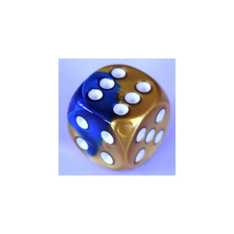 Chessex Gemini Blue-Gold W6 12mm