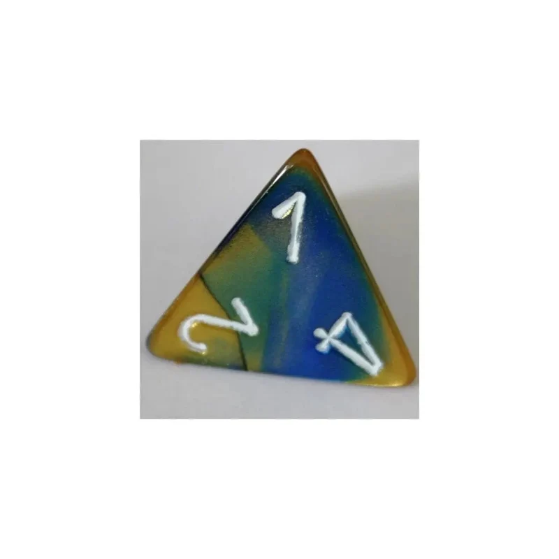 Chessex Gemini Blue-Gold W4