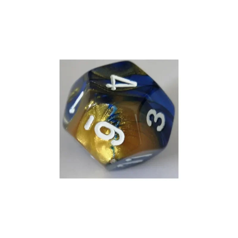 Chessex Gemini Blue-Gold W12