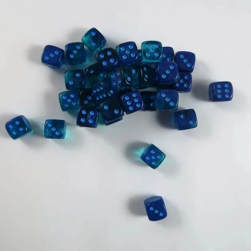 Chessex Gemini blue-blue 12mm Set