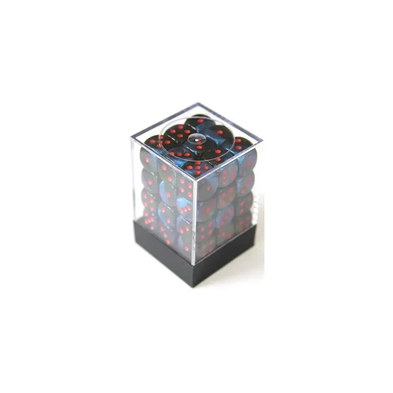 Chessex Gemini Black-Starlight W6 12mm Set