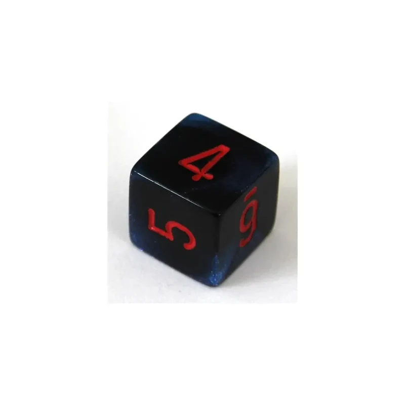 Chessex Gemini Black-Starlight W6