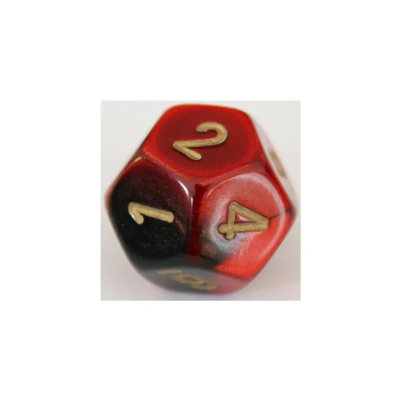 Chessex Gemini Black-Red W12