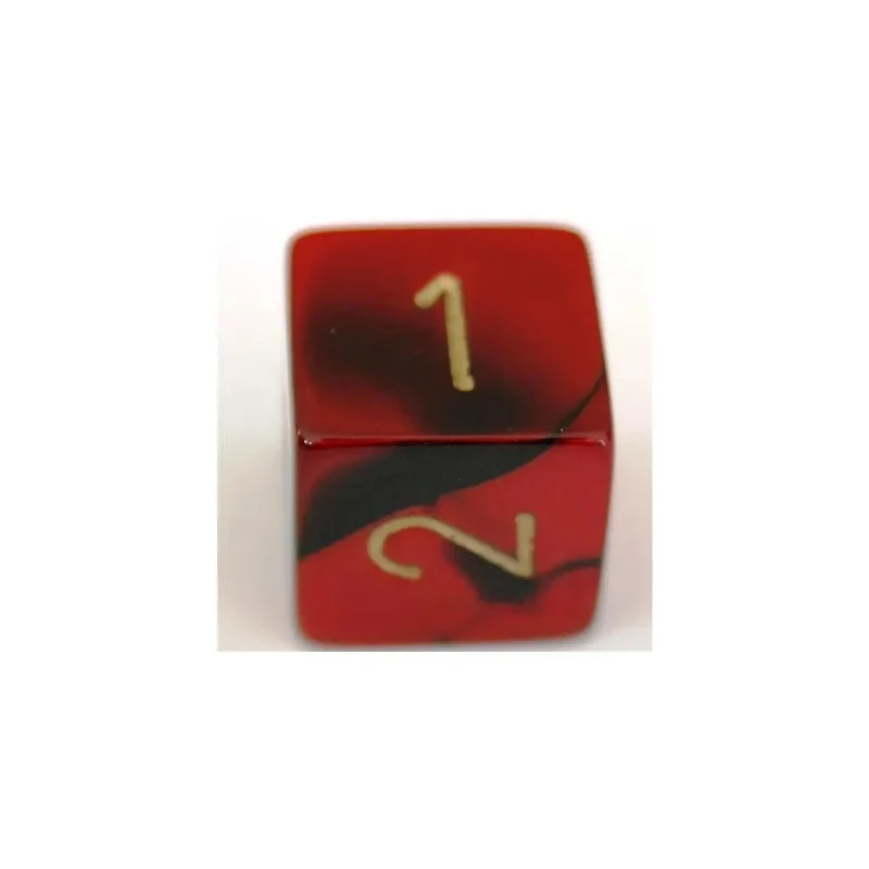 Chessex Gemini Black-Red W6