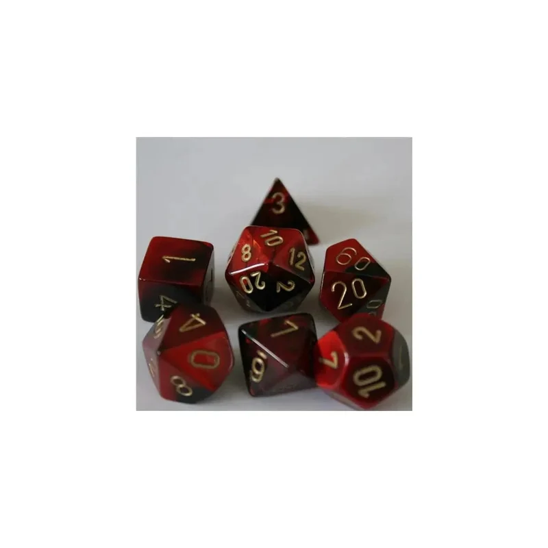 Chessex Gemini Black-Red Set