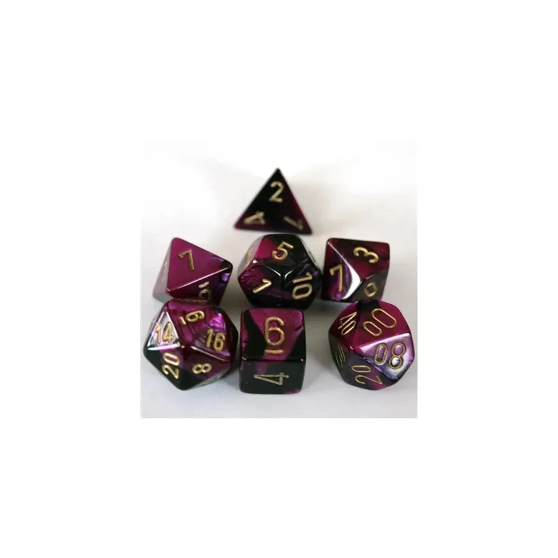 Chessex Gemini Black-Purple Set