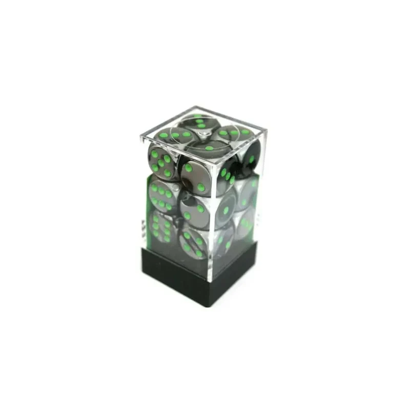 Chessex Gemini Black-Grey W6 16mm Set