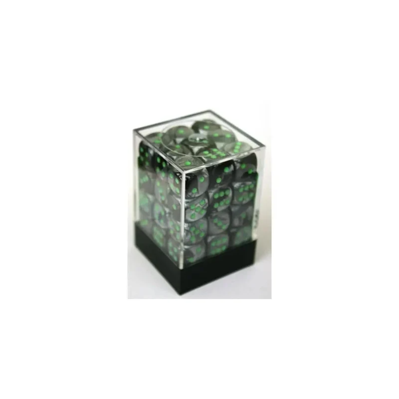 Chessex Gemini Black-Grey W6 12mm Set