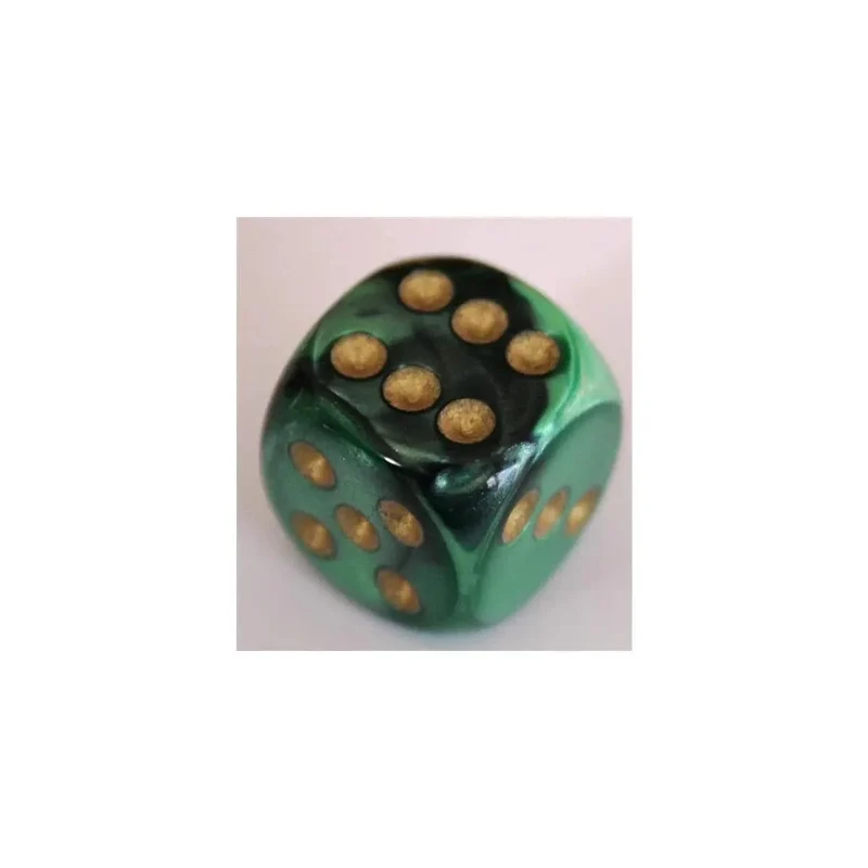 Chessex Gemini Black-Green W6 12mm